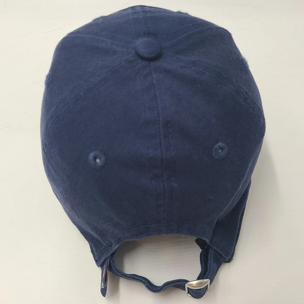 Youth New England Patriots Hat Strapback New Era 9Twenty Blue Red NFL Football